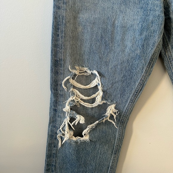 AGOLDE 90’s pinch waist denim distressed size 28 - Picture 2 of 5